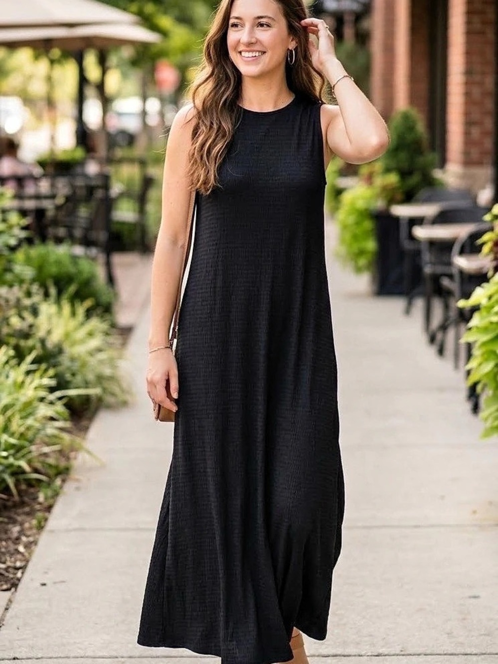 SHEIN Black Maxi Dress Size Medium